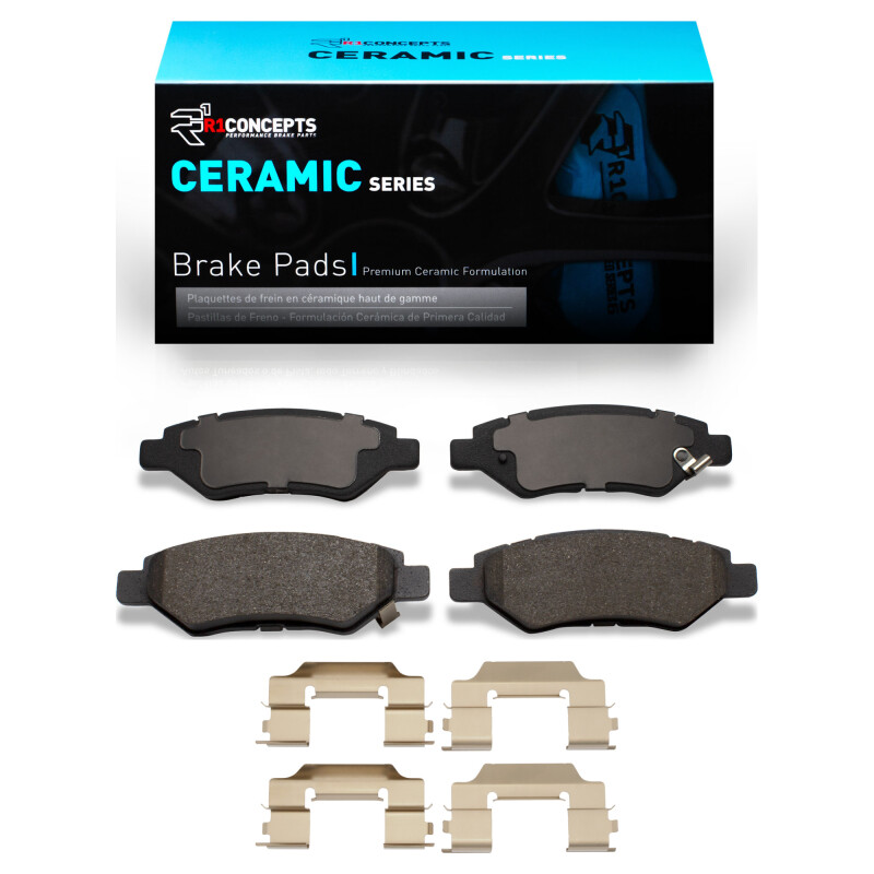 Cadillac SRX Brake Pads - Rear - R1 Concepts - Ceramic - `08-`16